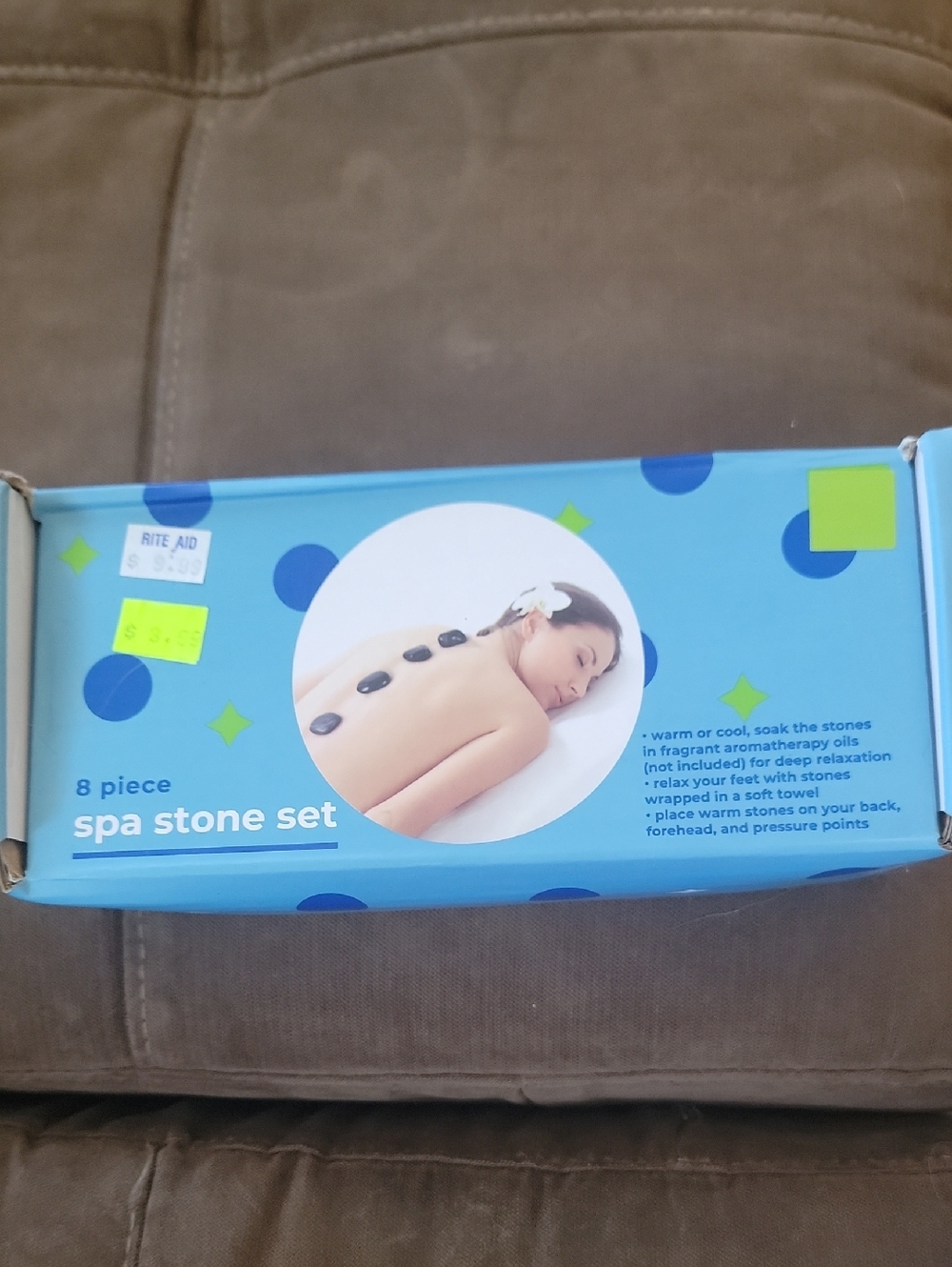 Spa Stone Set - Blue Packaging
